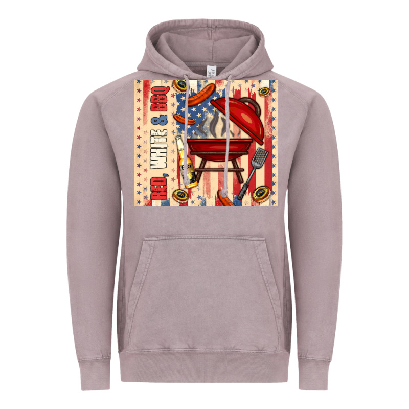 Red White And Bbq Usa Flag Vintage Hoodie by TumblerDesignByShophia | Teevron