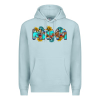 Blue Mist western mama Premium Hoodie - RanaPortraitStore