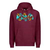 Burgundy western mama Premium Hoodie - RanaPortraitStore