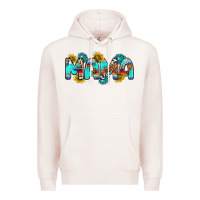 Pale Pink western mama Premium Hoodie - RanaPortraitStore