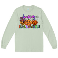 Matcha happy halloween Long Sleeve Tee - CowGirlArtShop