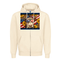Sandshell Western 4th Of July Cow Zipper Hoodie - LillyAllenDesigns