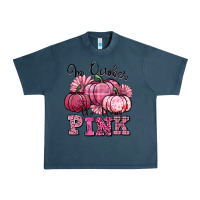 Midnight Navy in october we wear pink pumpkin Urban Heavy Tee - texasbilliewilder