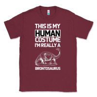 This Is My Human Costume Im Really A Brachiosaurus Classic Tee | Teevron