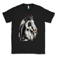 Black paint horse Classic Tee - LillyAllenDesigns