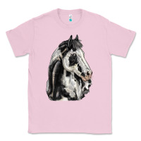 Bubblegum Pink paint horse Classic Tee - LillyAllenDesigns