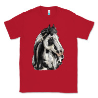 Red paint horse Classic Tee - LillyAllenDesigns