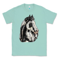 Seafoam paint horse Classic Tee - LillyAllenDesigns