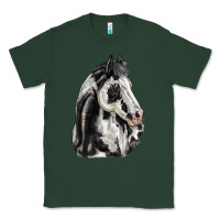 Sports Green paint horse Classic Tee - LillyAllenDesigns