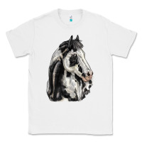 White paint horse Classic Tee - LillyAllenDesigns