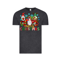 Vintage Black merry christmas gnome truck Vintage Tee - texasbilliewilder