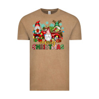 Vintage Coffee merry christmas gnome truck Vintage Tee - texasbilliewilder