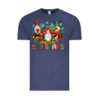 Vintage Denim merry christmas gnome truck Vintage Tee - texasbilliewilder