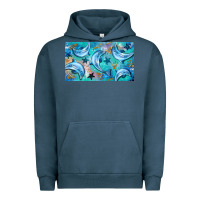 Pigment Midnight Navy dolphin  mug Urban Hoodie - BarkalooDesign