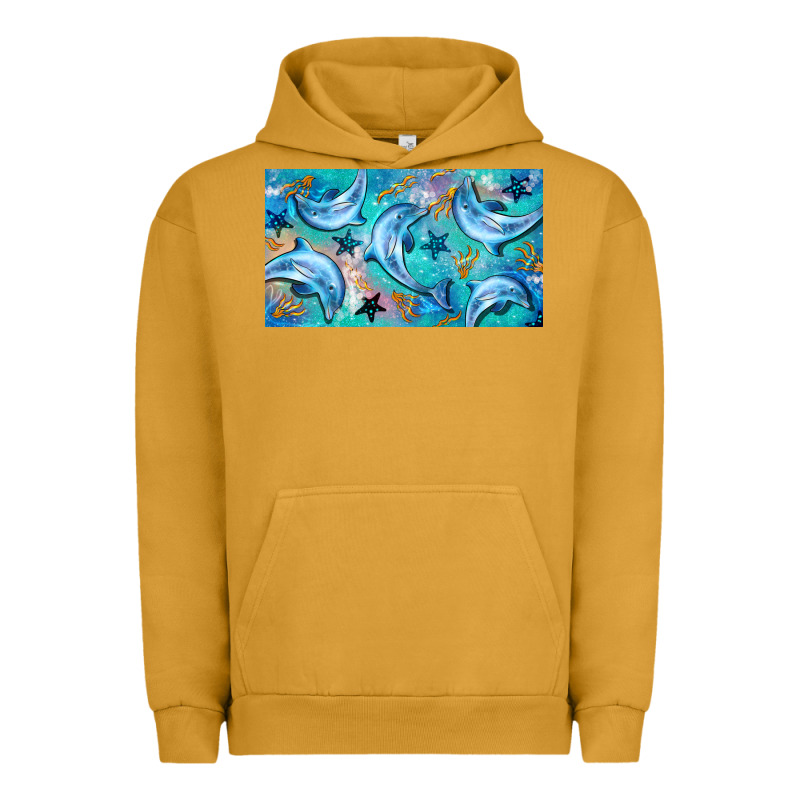 Dolphin  Mug Urban Hoodie by BarkalooDesign | Teevron