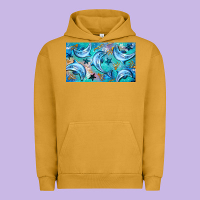 Dolphin  Mug Urban Hoodie Designed By Barkaloodesign