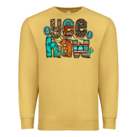 Antique Gold yee haw Premium Sweatshirt - RacoonDesign