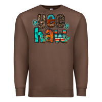 Chestnut yee haw Premium Sweatshirt - RacoonDesign