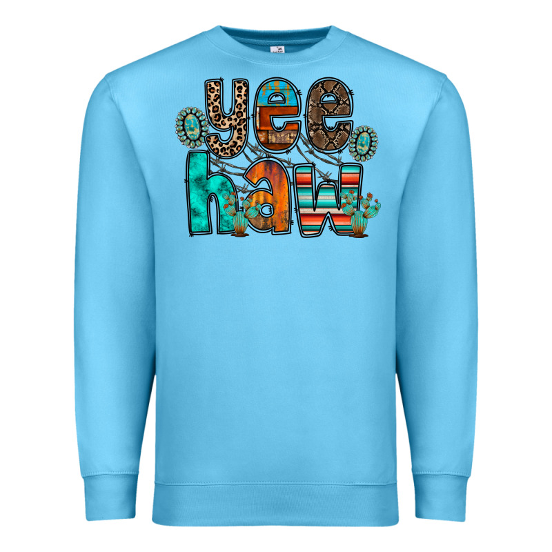 Yee Haw Premium Sweatshirt by RacoonDesign | Teevron