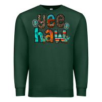Sports Green yee haw Premium Sweatshirt - RacoonDesign