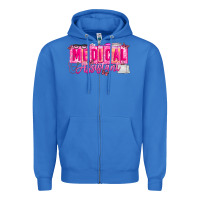 True Royal valentine medical assistant Zipper Hoodie - CowhideDigitalArt