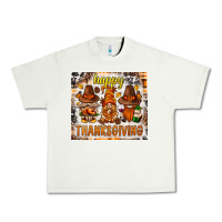Pistachio Happy Thanksgiving gnomes Urban Heavy Tee - NancyCooperArtShop