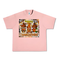 Salmon Happy Thanksgiving gnomes Urban Heavy Tee - NancyCooperArtShop