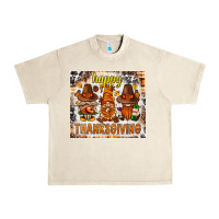 Sandshell Happy Thanksgiving gnomes Urban Heavy Tee - NancyCooperArtShop