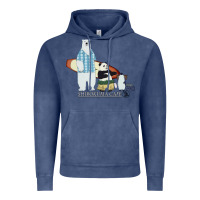 Vintage Denim shirokuma cafe Vintage Hoodie - lanVoArt