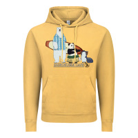 Vintage Mustard shirokuma cafe Vintage Hoodie - lanVoArt