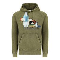Vintage Olive shirokuma cafe Vintage Hoodie - lanVoArt