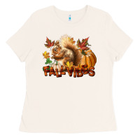 Bone Fall Vibes Squirrel Ladies Tee - LillyAllenDesigns