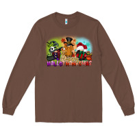 Chestnut happy hallothanksmas gnomes Long Sleeve Tee - CowGirlArtShop