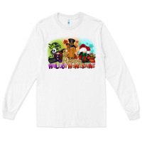 White happy hallothanksmas gnomes Long Sleeve Tee - CowGirlArtShop
