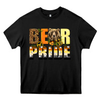 Black Western Bear Pride LGBTQ+ Heavy Core Tee - BundleAndBundleShop