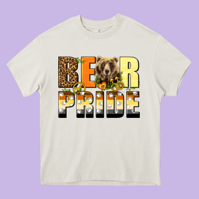 Western Bear Pride Lgbtq+ Heavy Core Tee Designed By Bundleandbundleshop