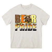 Cream Western Bear Pride LGBTQ+ Heavy Core Tee - BundleAndBundleShop