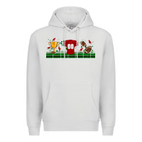 Dove Grey trophy cup american football uniform libbey glass Premium Hoodie - BundleAndBundleShop