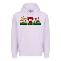 Lilac trophy cup american football uniform libbey glass Premium Hoodie - BundleAndBundleShop