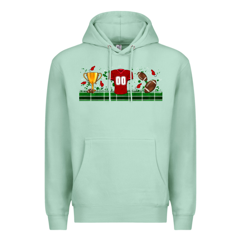 Trophy Cup American Football Uniform Libbey Glass Premium Hoodie by BundleAndBundleShop | Teevron