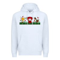 White trophy cup american football uniform libbey glass Premium Hoodie - BundleAndBundleShop