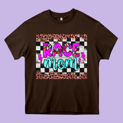 Race Mom Heavy Core Tee Designed By Jahusdesignshop