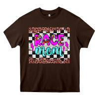 Chocolate Brown race mom Heavy Core Tee - JahusDesignShop