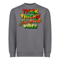 Storm thick thighs juneteenth vibes Heavyweight Sweatshirt - FaDigitalArtStudio