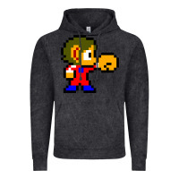 Vintage Black alex kidd 1 Vintage Hoodie - lanVoArt