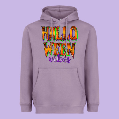Halloween Vibes Heavyweight Hoodie Designed By Racoondesign