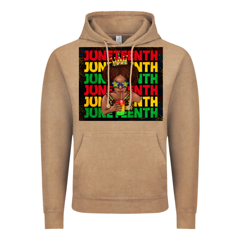 Juneteenth Cute Kid Vintage Hoodie by TumblerDesignByShophia | Teevron