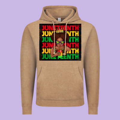 Juneteenth Cute Kid Vintage Hoodie Designed By Tumblerdesignbyshophia