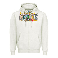 Oatmeal Heather Next Stop Middle School Zipper Hoodie - CowhideDigitalArt