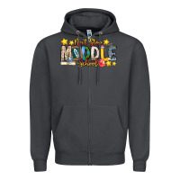 Smoke Next Stop Middle School Zipper Hoodie - CowhideDigitalArt